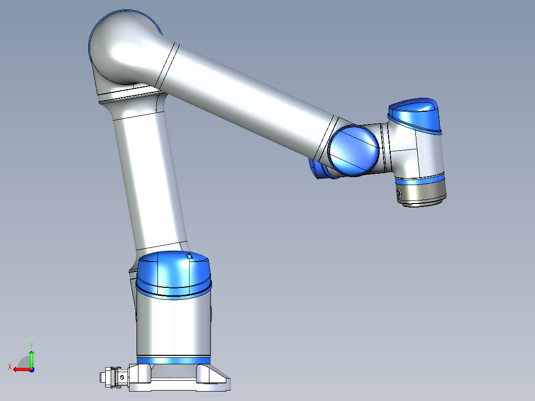 新松5KG-910MM协作机器人关节可活动后视图
