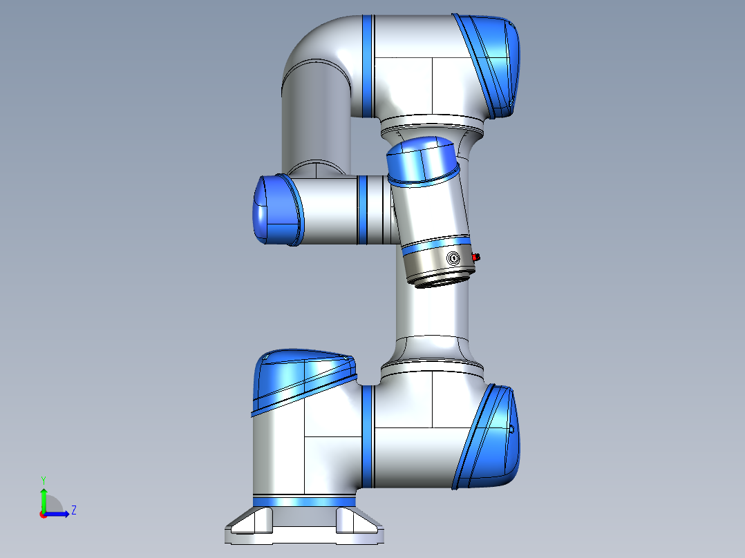 新松5KG-910MM协作机器人关节可活动左视图