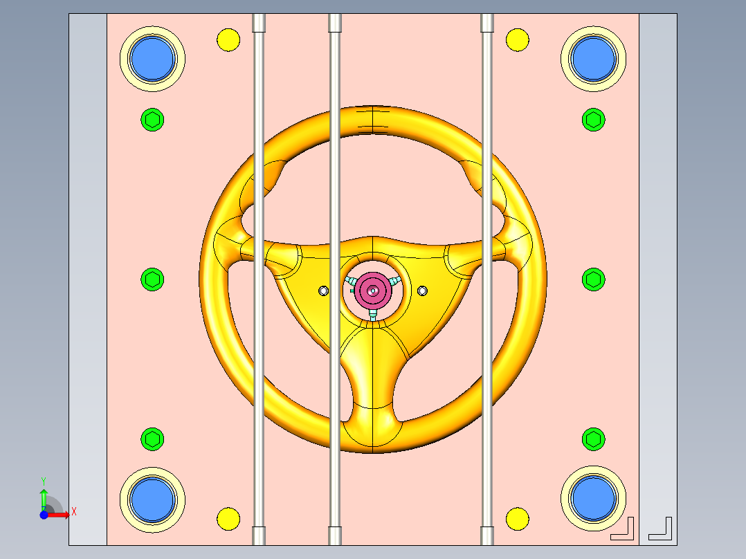 方向盘注塑模具设计 1288754前视图