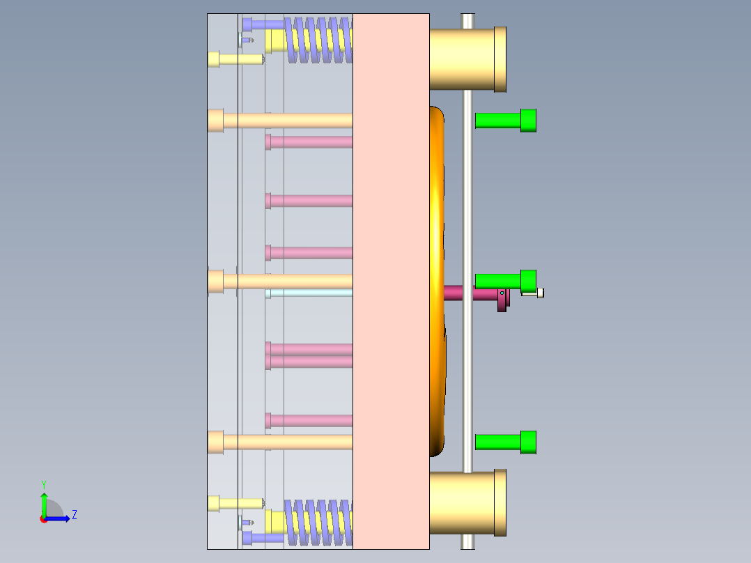 方向盘注塑模具设计 1288754左视图