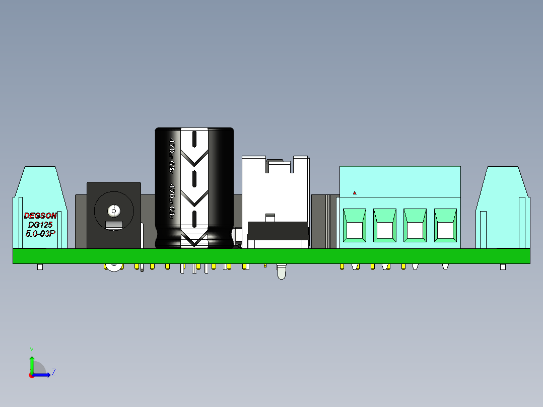 PLC Outseal Mega V3左视图