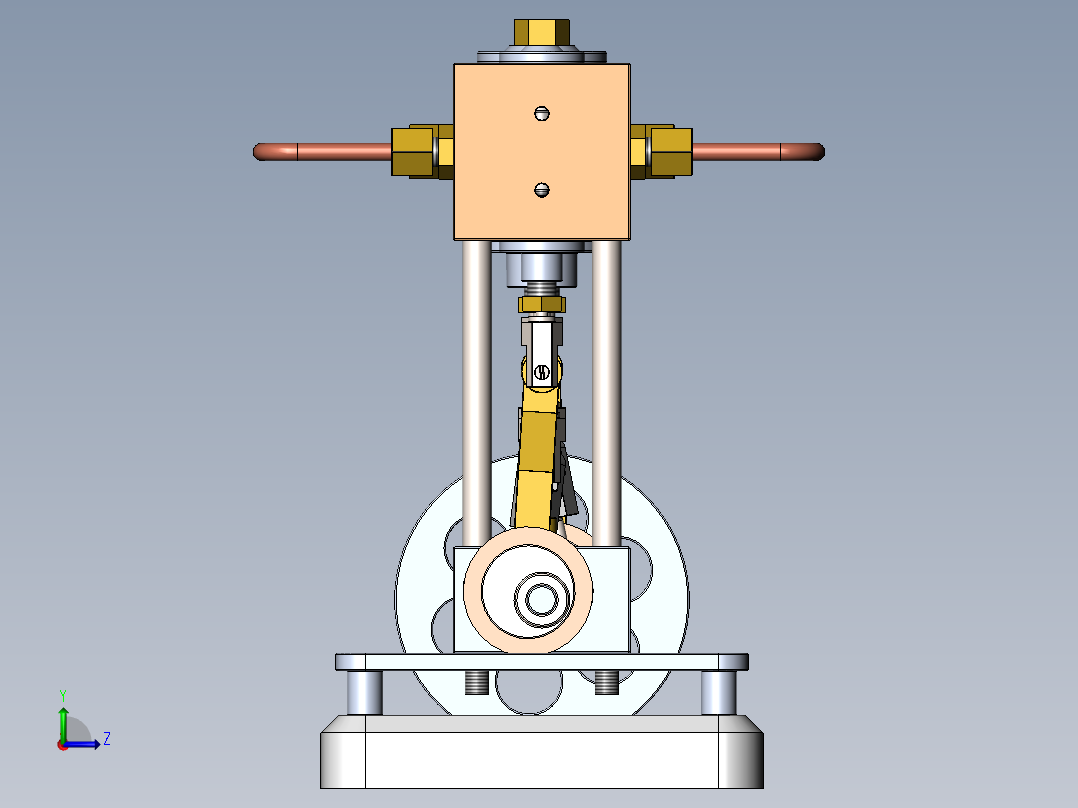 蒸汽机steam-engine-127833-模型格式为 sw左视图