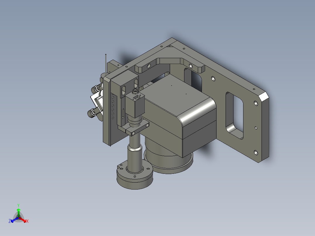 LM23102-04-00A切割头装配体正等轴测图