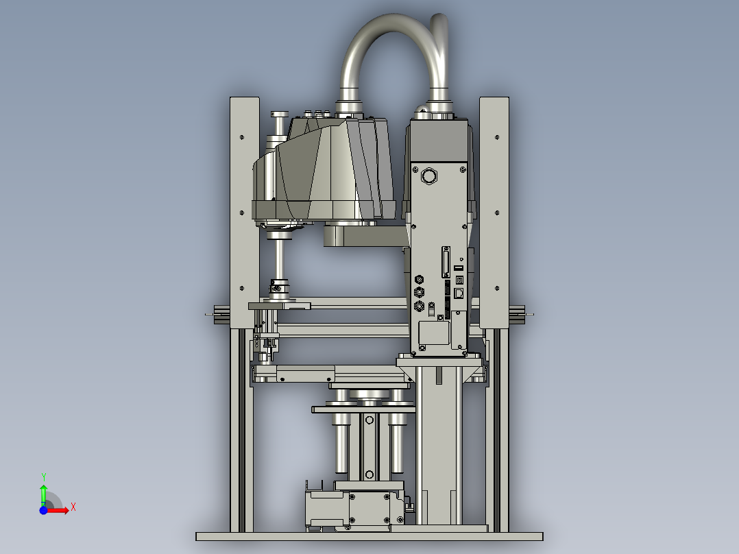 JALD23-4-阻尼组装整线前段前视图