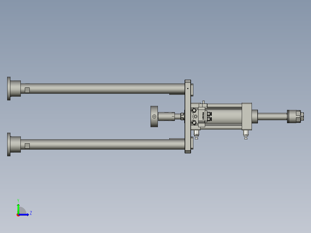 盖子1-压装组件左视图