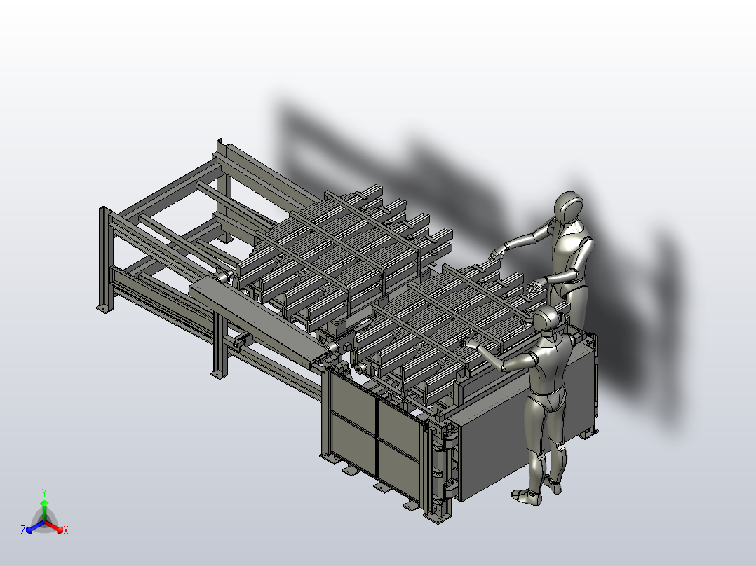 弹簧重力供应系统主视图