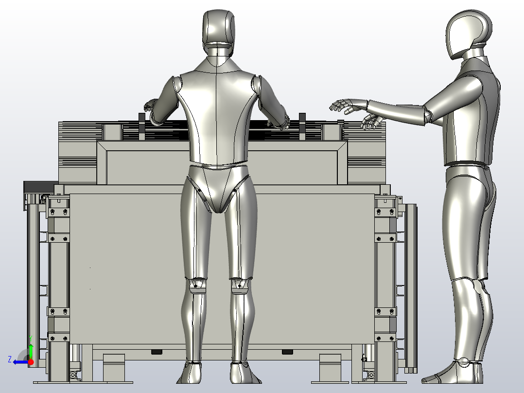 弹簧重力供应系统右视图