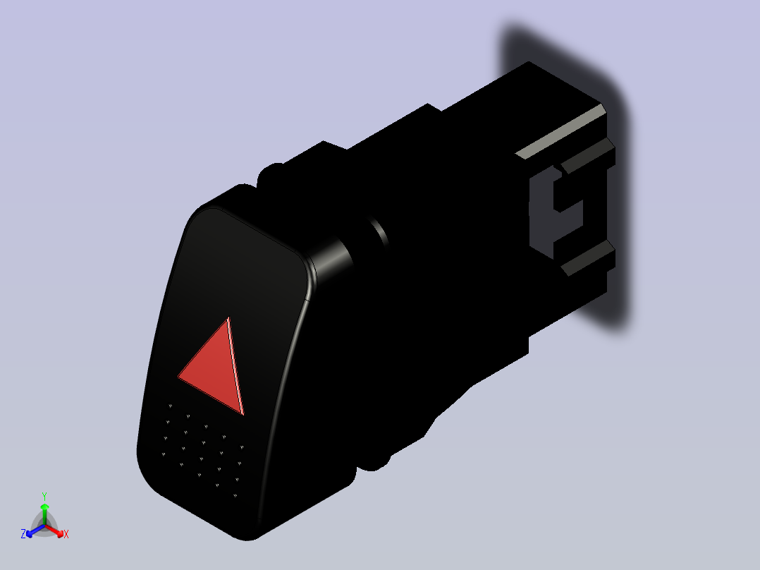 A0005141-第七代，EM2（2001-2005）思域危险灯按钮主视图