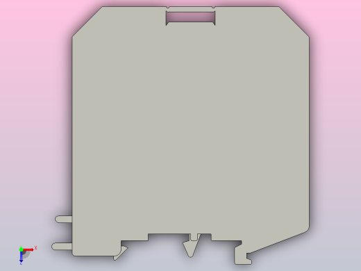 JCUK-50H接线端子三维模型202104俯视缩略图