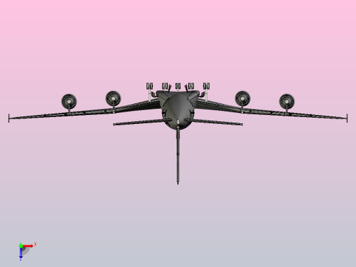 空客A380大型客机俯视缩略图