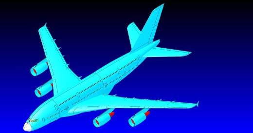 空客A380大型客机缩略图