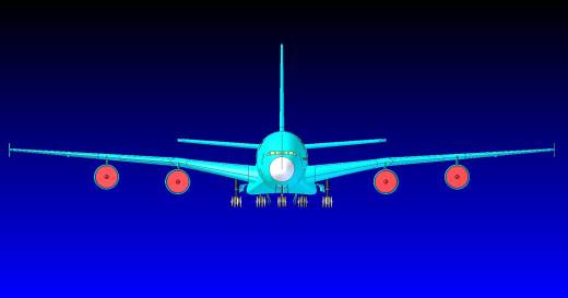 空客A380大型客机缩略图