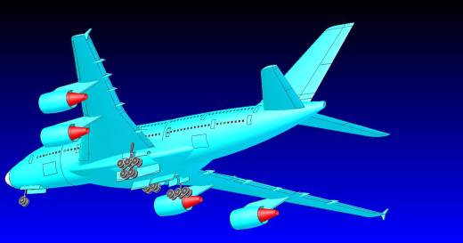 空客A380大型客机缩略图