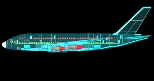 空客A380大型客机缩略图