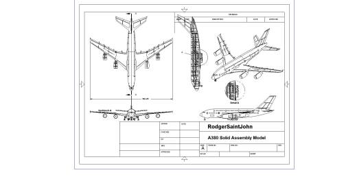 空客A380大型客机缩略图