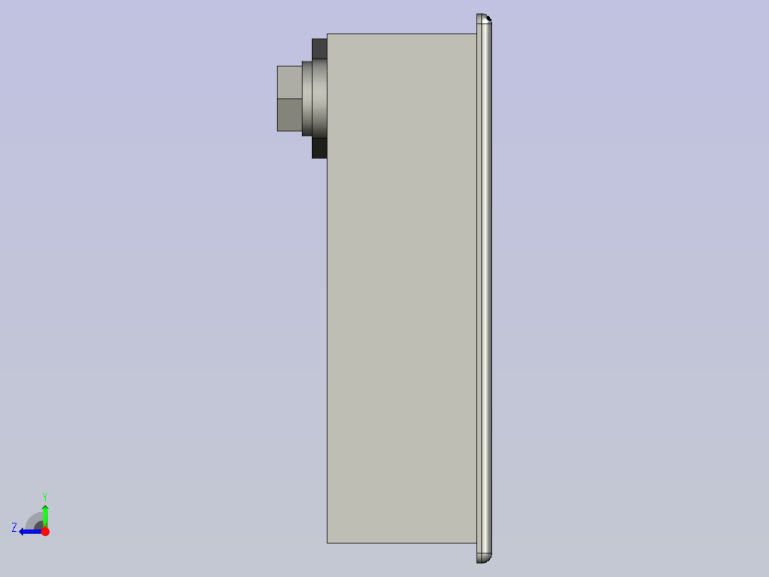 CZXD-MS713门锁B(默认)-1-F右视图