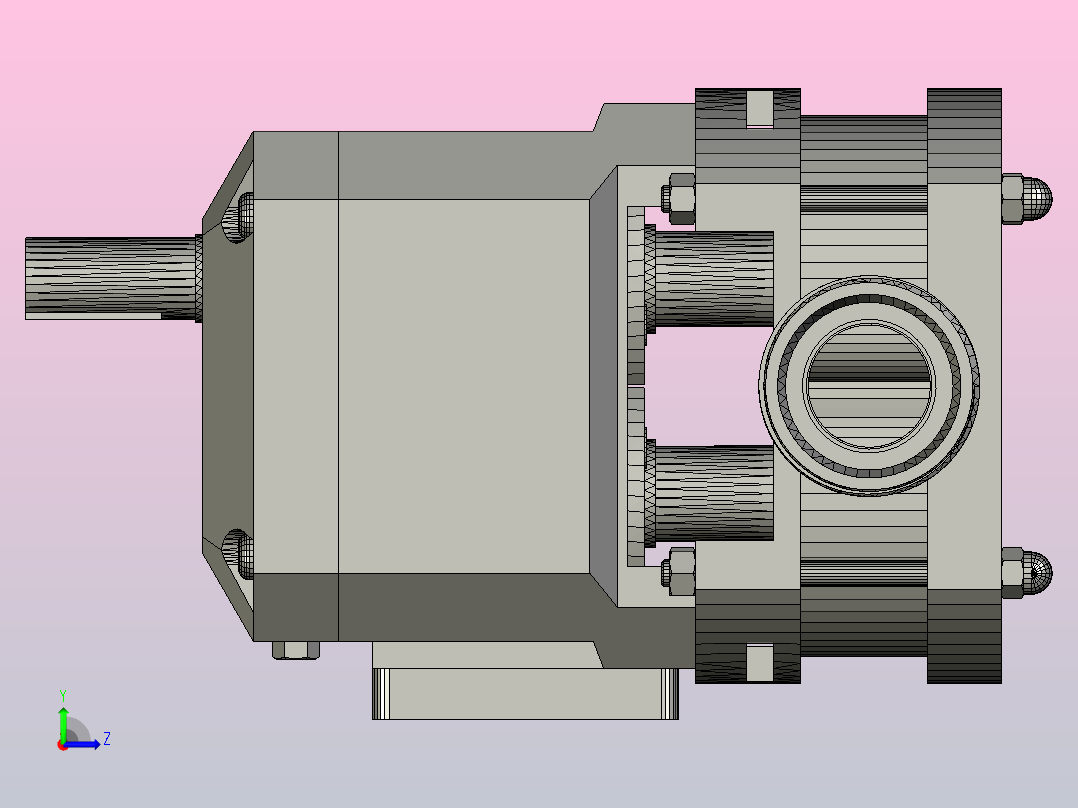 OMAC凸轮泵B 115左视图