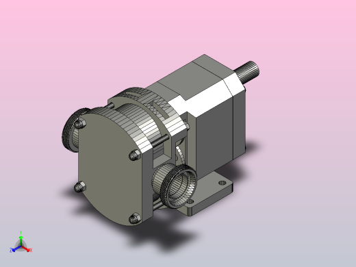 OMAC凸轮泵B 115正等轴测缩略图