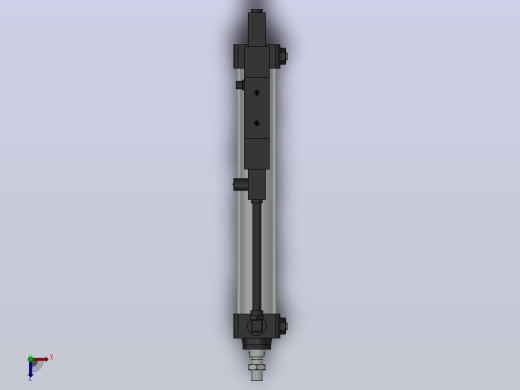 10A-5(V)系列带阀气缸(带阀型自己保持式)[10A-5(V) (Ⅱ) SD 50 B 300 A 5]俯视缩略图