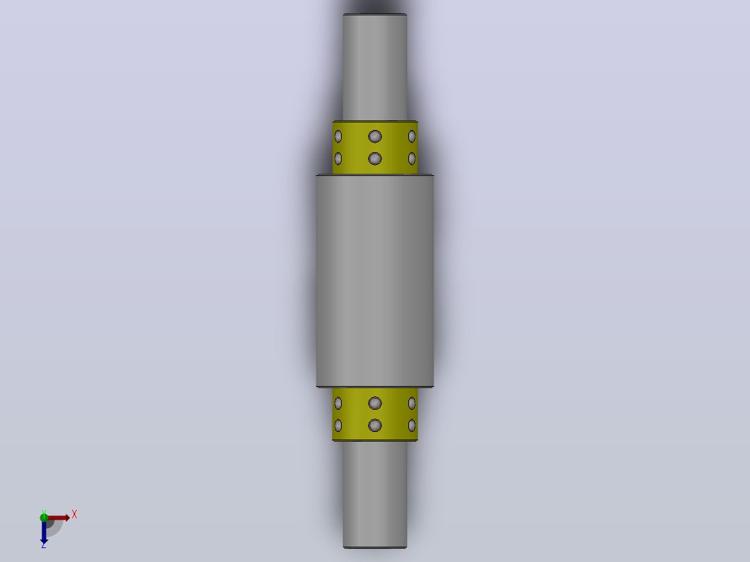 标准型微型滚珠衬套导向轴组件_LSRS-6-50-20-30-A俯视图