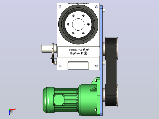 ER-RU180DF英锐凸轮分割器全套3D图档俯视缩略图