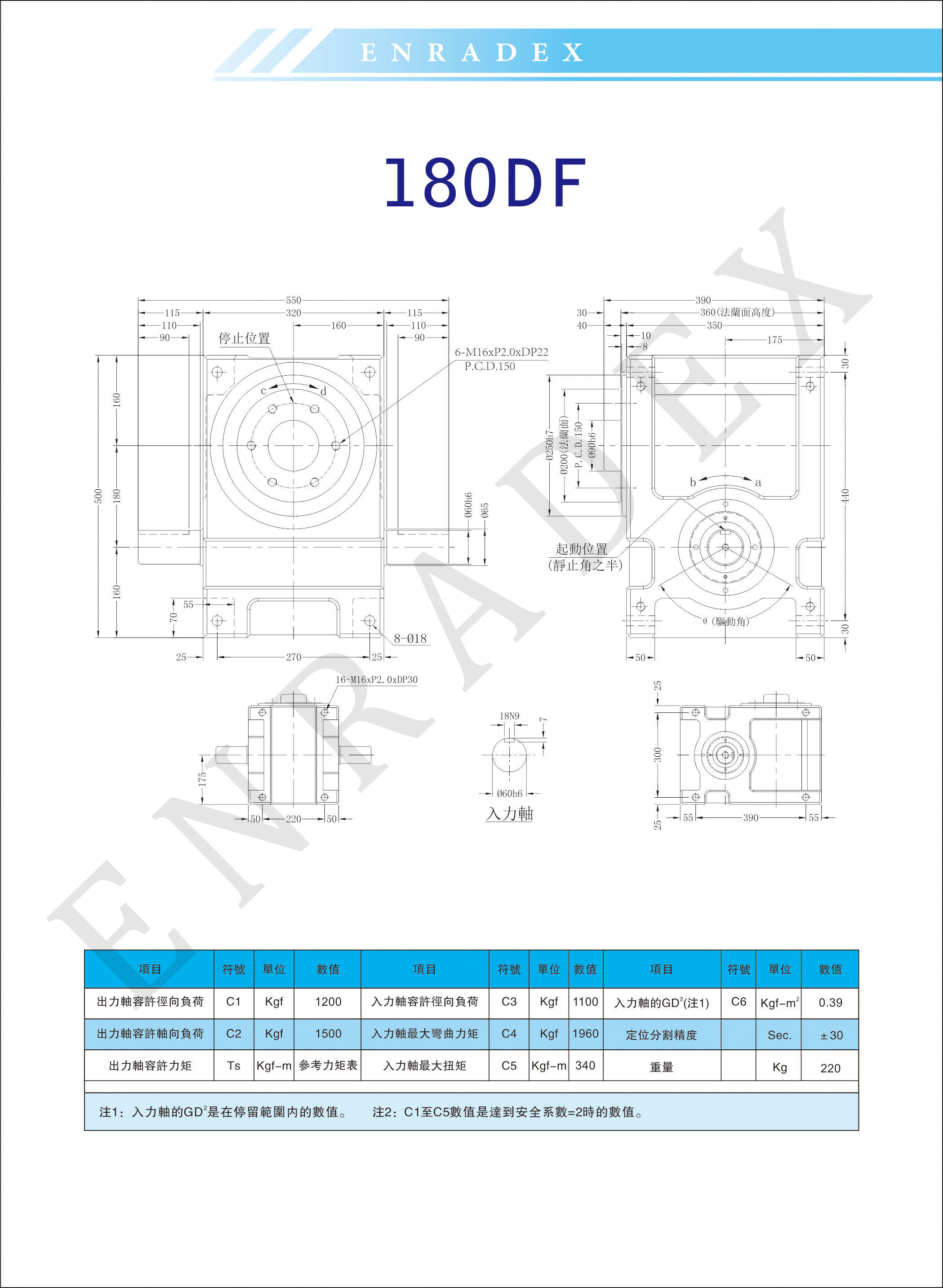 ER-RU180DF英锐凸轮分割器全套3D图档