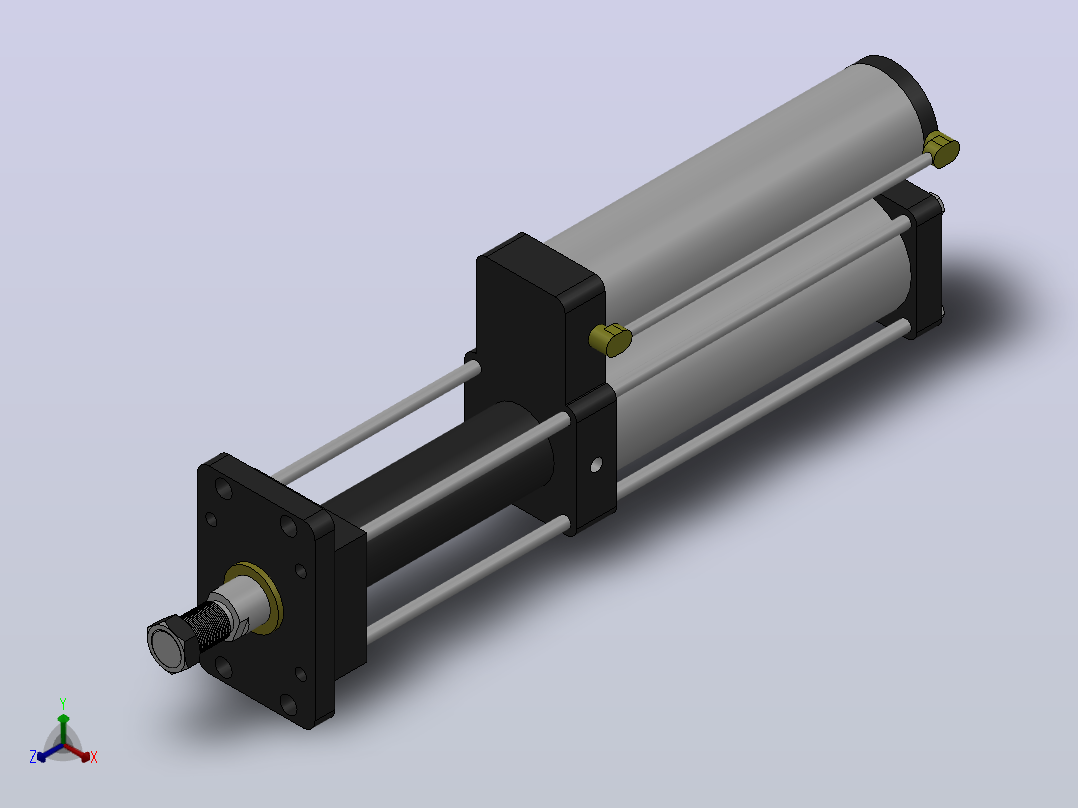MPT-5T系列标准型[MPT-80-150-20-5T-M2-S1-0°]正等轴测图