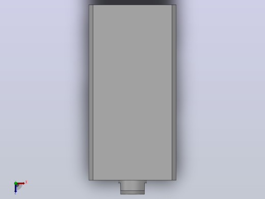 MPJX.FC 感应式前油路版式薄型油缸[MPJX.FC-32-50]俯视缩略图