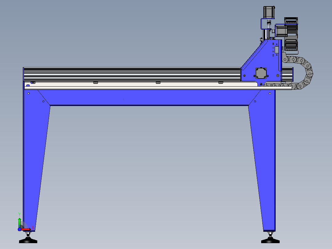 Iplasma 5.0 4X4 CNC 等离子切割机前视图