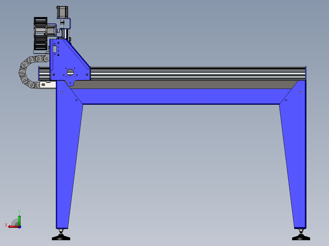Iplasma 5.0 4X4 CNC 等离子切割机后视图