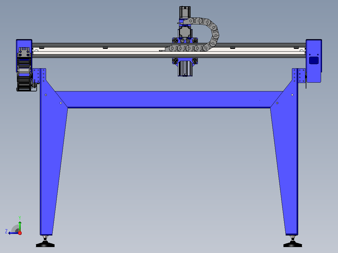 Iplasma 5.0 4X4 CNC 等离子切割机右视图