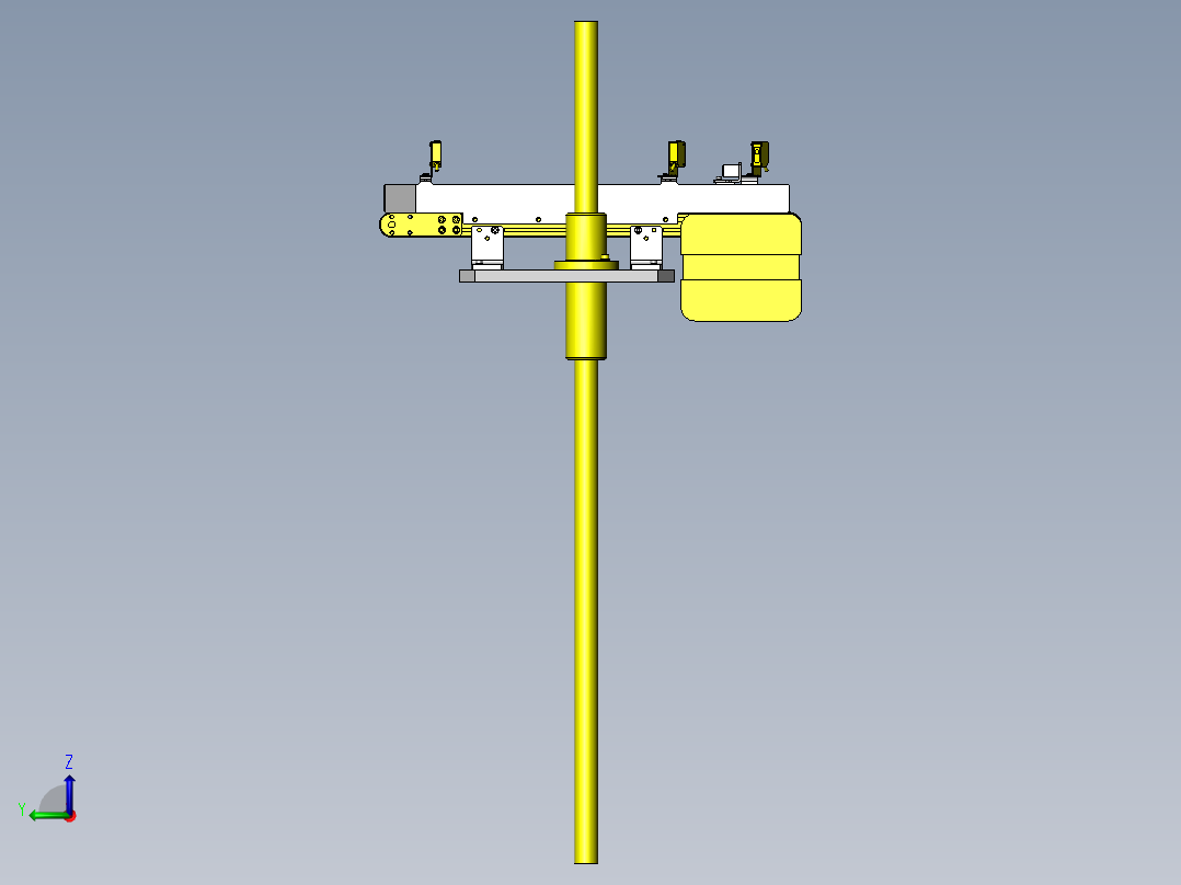 搬运线升降机构左视图