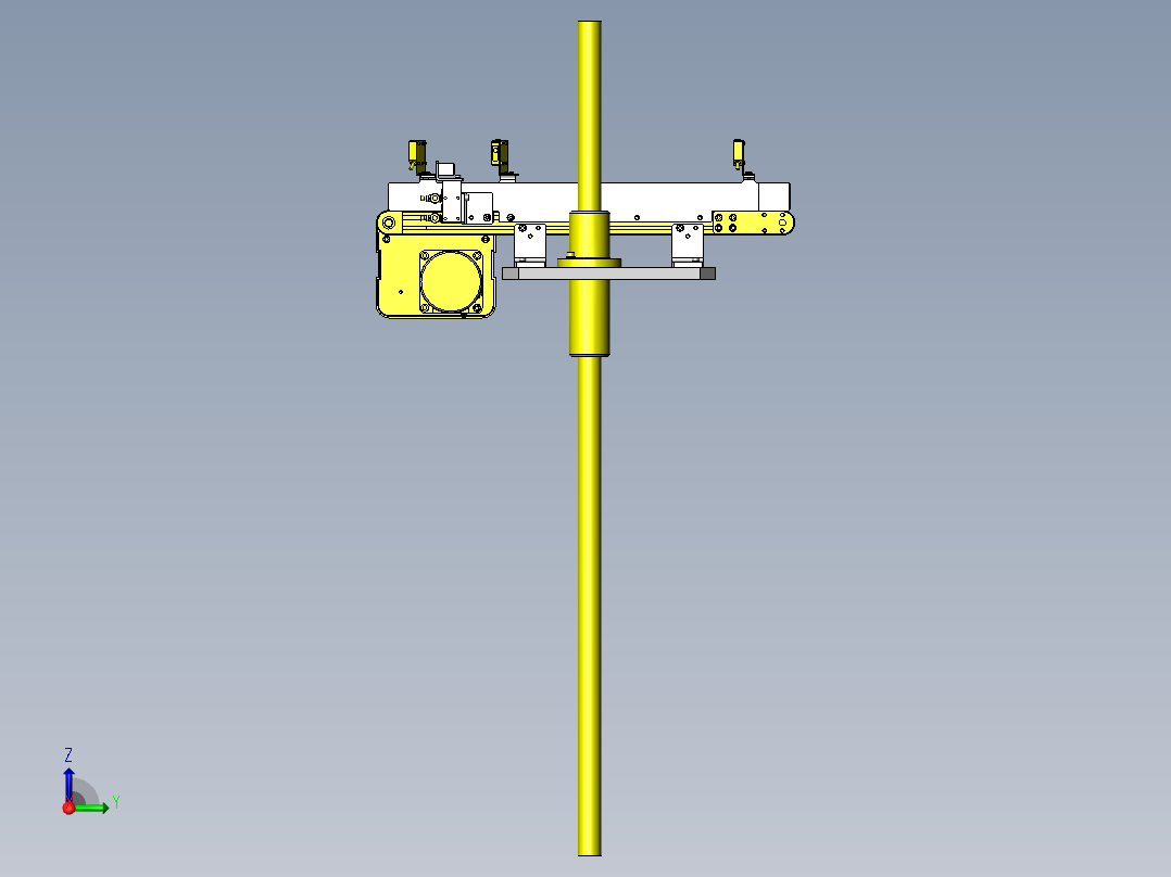 搬运线升降机构右视图