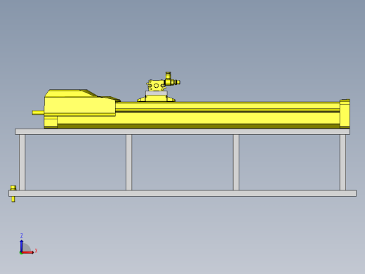 圆筒工件切断机构前视缩略图