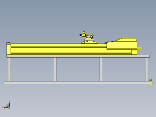 圆筒工件切断机构后视缩略图