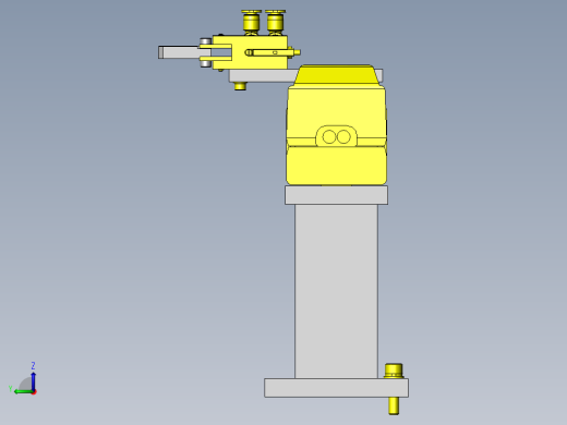 圆筒工件切断机构左视缩略图