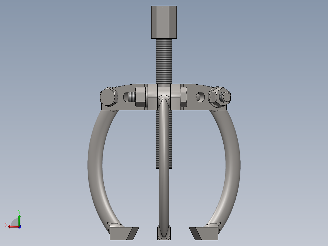 轴承拉拔器后视图