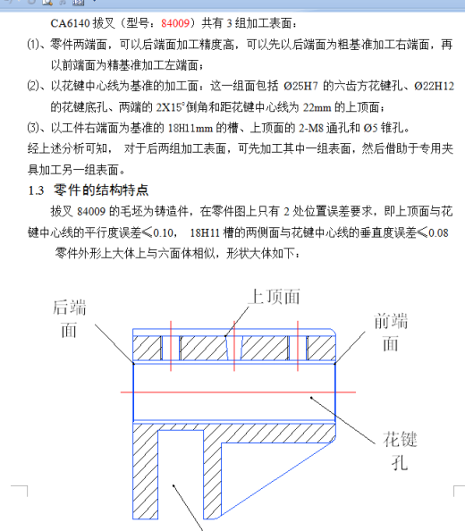 CA6140拔叉工艺及夹具设计（有cad源图84009）--课程设计缩略图