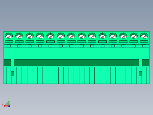 DEGSON 2EDG 系列 5.08mm 可插拔接线端子组-2EDGKL-5.08-14P-14-00AH后视缩略图