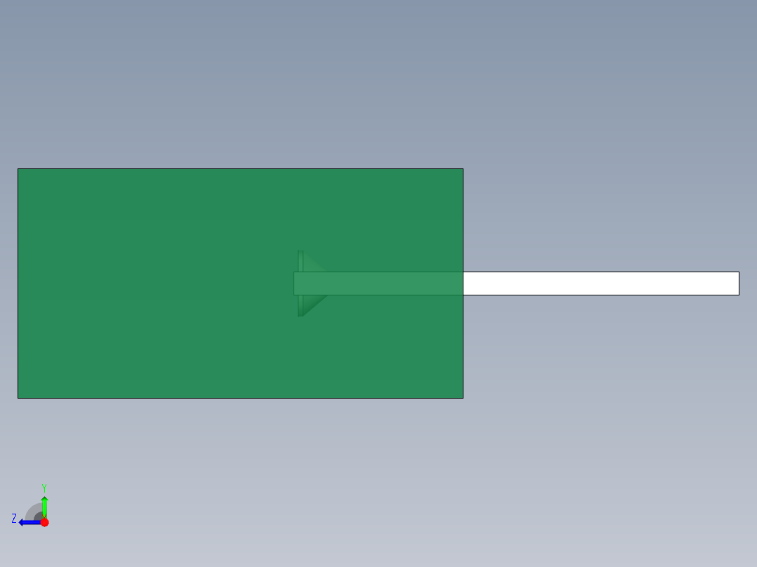 LED_Square_Green1_5x5x9.7mm右视图