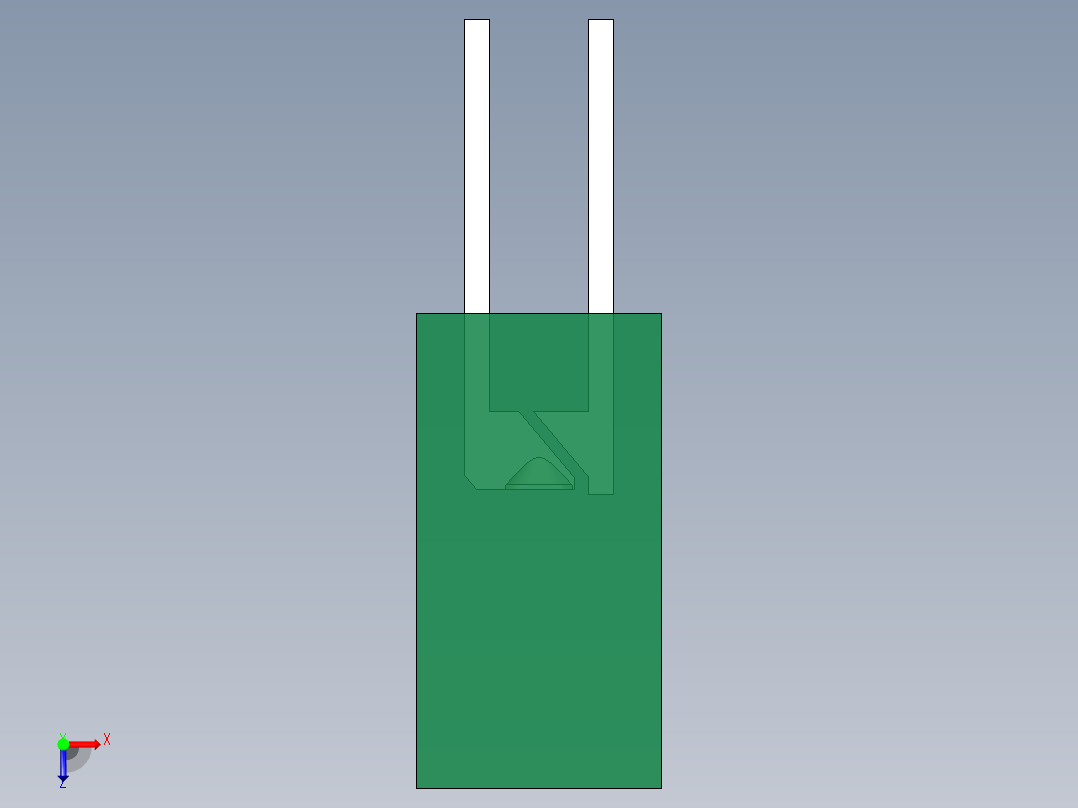 LED_Square_Green1_5x5x9.7mm俯视图