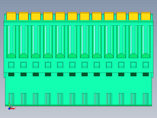 DEGSON 15EDG 系列 2.5mm 接线端子包-15EDGKD-2.5-12P-14-00AH前视缩略图