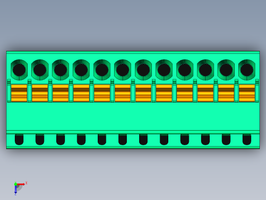 DEGSON 15EDG 系列 2.5mm 接线端子包-15EDGKD-2.5-12P-14-00AH俯视缩略图