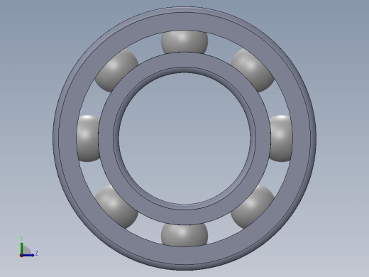 滚珠轴承-SKF BALL BEARING 618-7 7x14x3.5左视缩略图