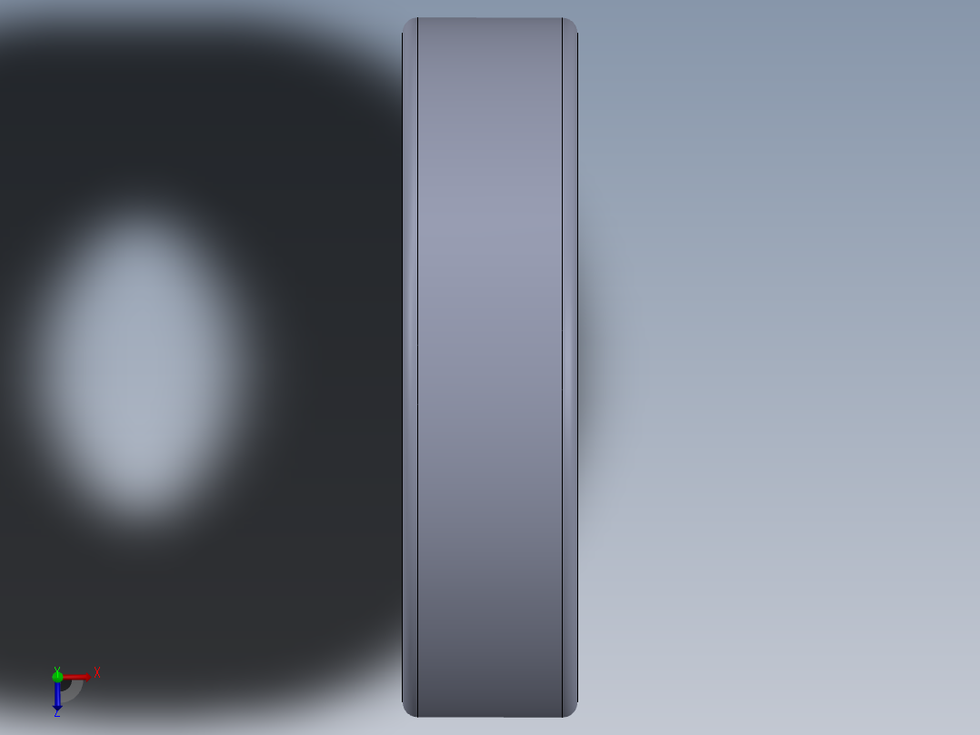 滚珠轴承-SKF BALL BEARING 618-7 7x14x3.5俯视图