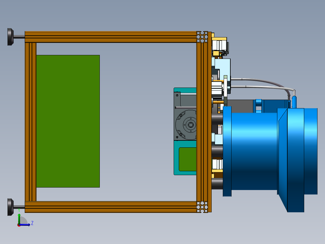 双振动盘自动送料左视图