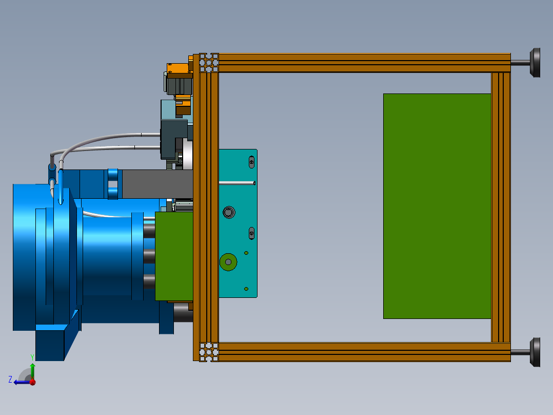 双振动盘自动送料右视图