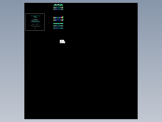4X20连续弯箱梁桥全套施工图纸