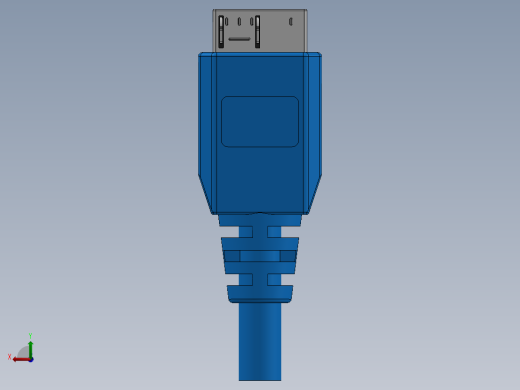 USB 3.0微型B插头后视缩略图