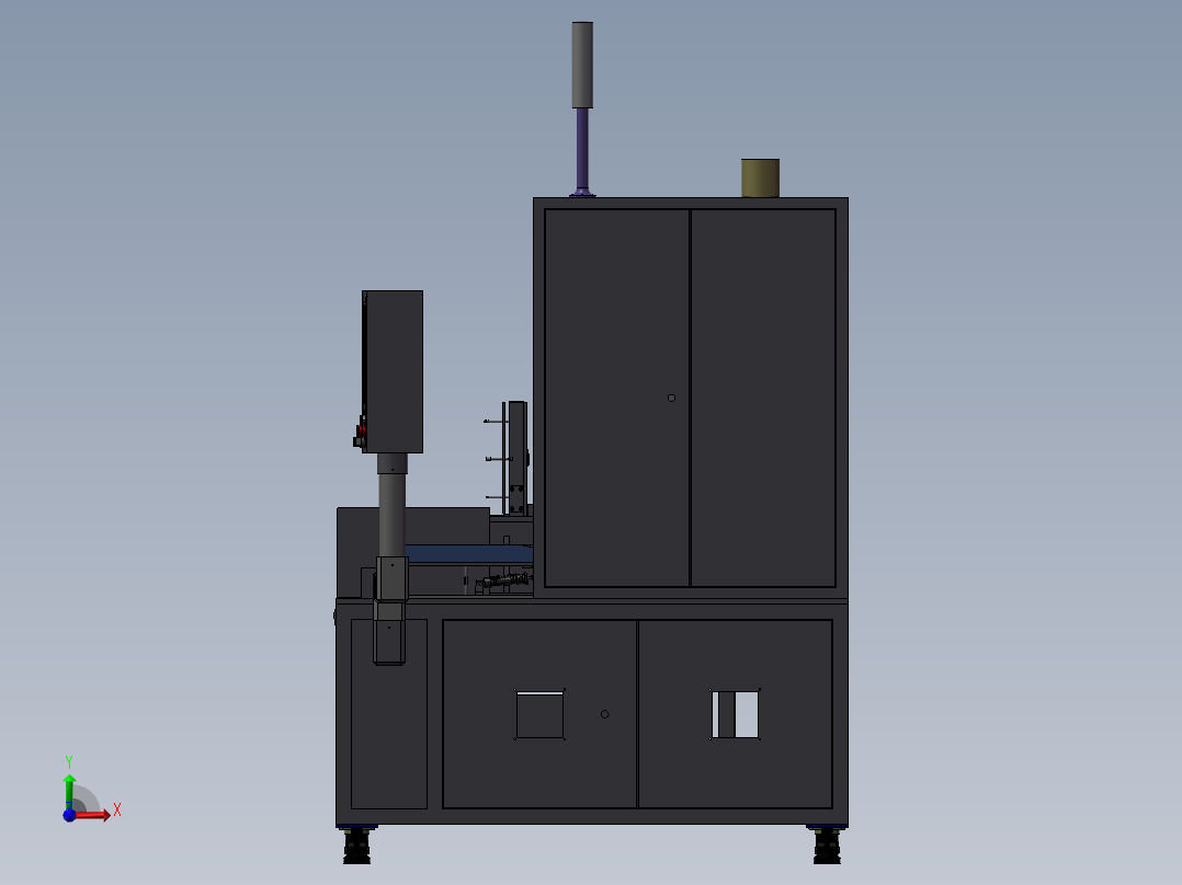 手机电池全自动焊接前视图